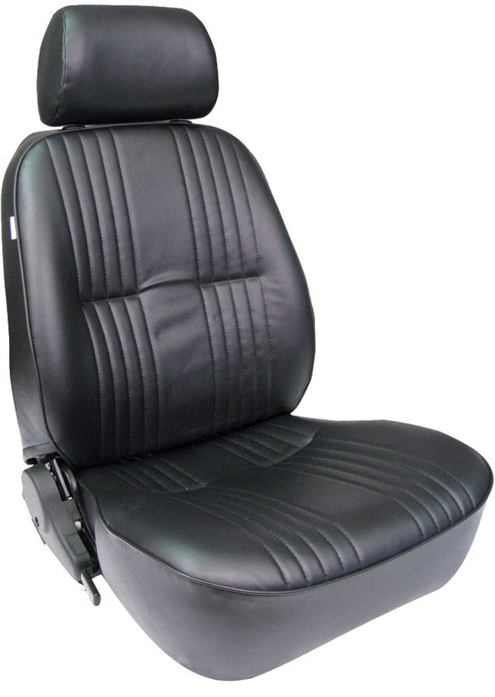 PRO90 Recliner Seat w/ Headrest - RH Black Vnyl Seats Scat Cranks