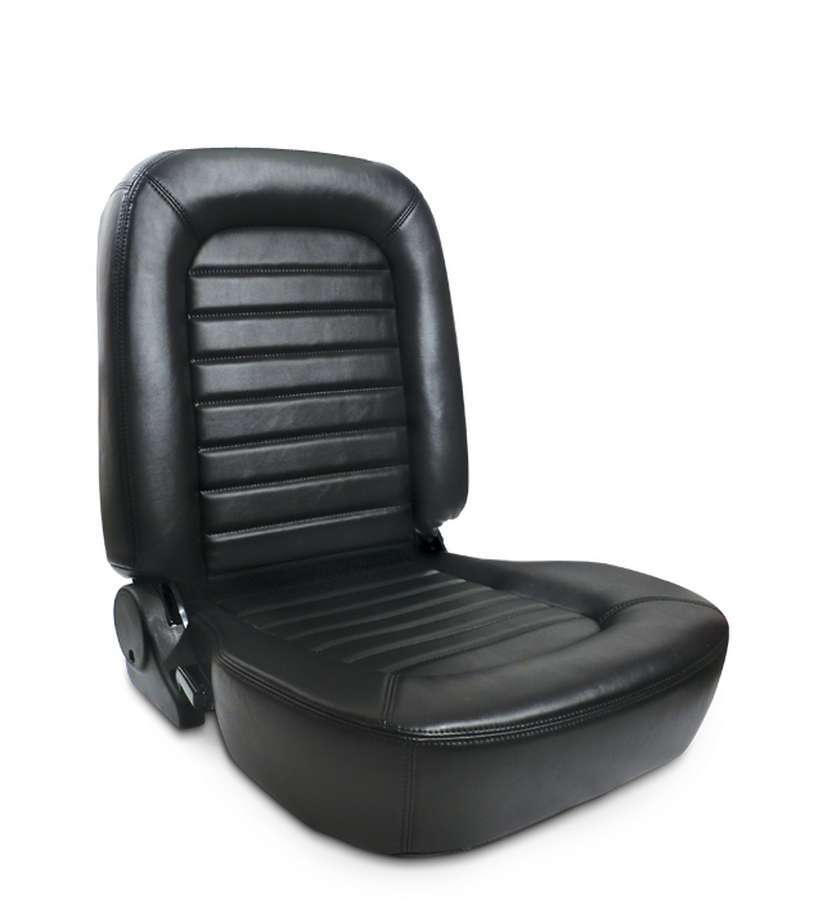 Classis Muscle Car Seat - LH - Black Vinyl Seats Scat Cranks