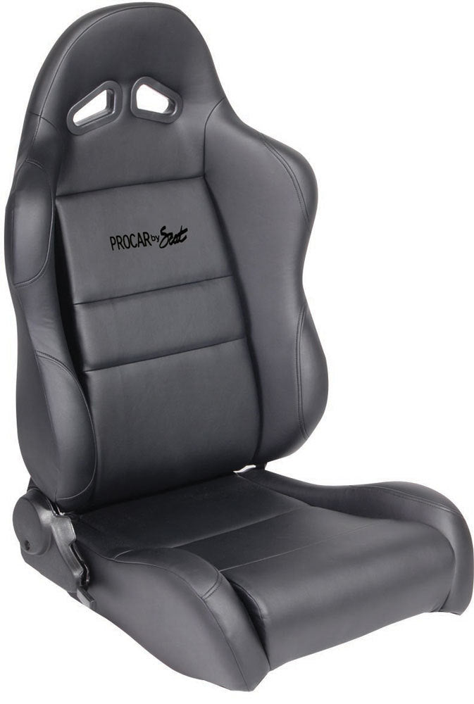 Sportsman Racing Seat - Right - Blk Syn Leather Seats Scat Cranks