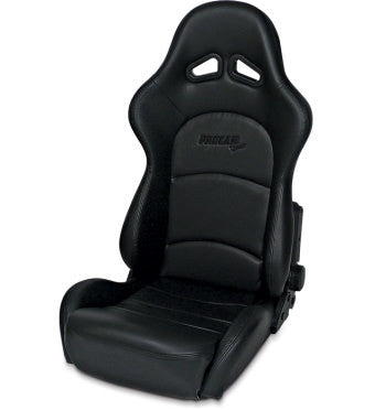 Sportsman Pro Racing Seat - Black Vinyl Seats Scat Cranks