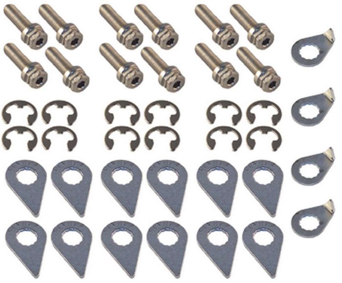 Header Bolt Kit - 6pt. 8mm-1.25 x 25mm (12) Exhaust Manifold/Header Fastener Kits Stage 8