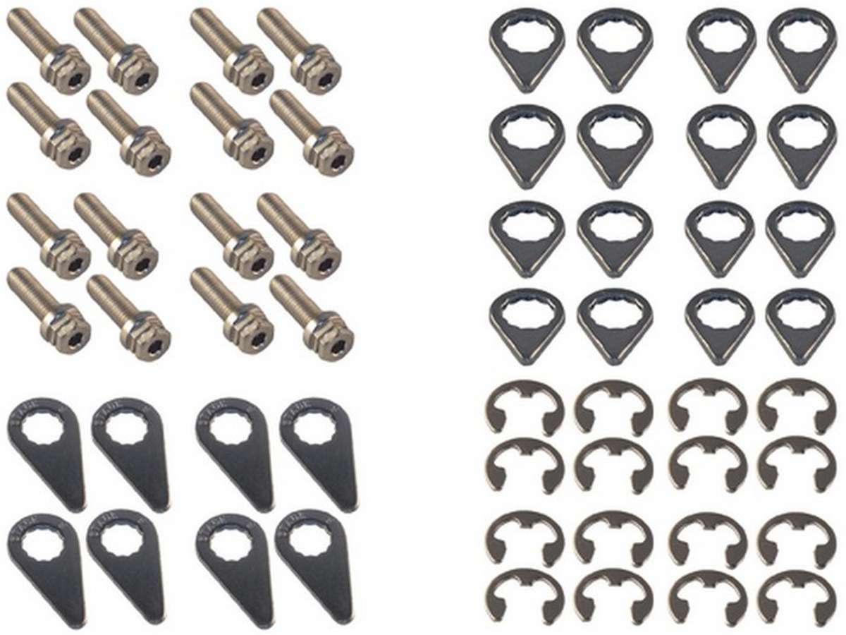 Header Bolt Kit - 6pt. 8mm-1.25 x 25mm (16) Exhaust Manifold/Header Fastener Kits Stage 8