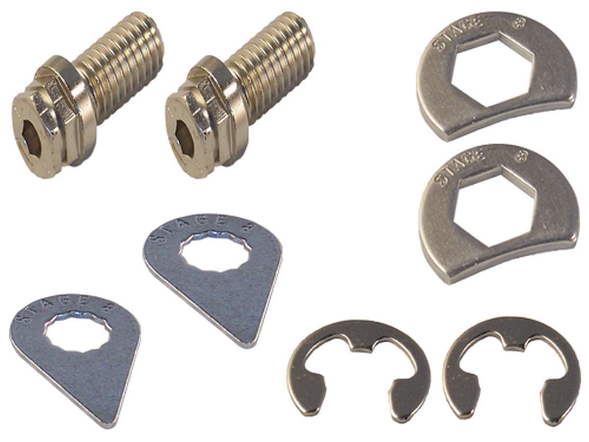 Header Bolt Kit - 6pt. 3/8-16 x 1in (2) Exhaust Manifold/Header Fastener Kits Stage 8