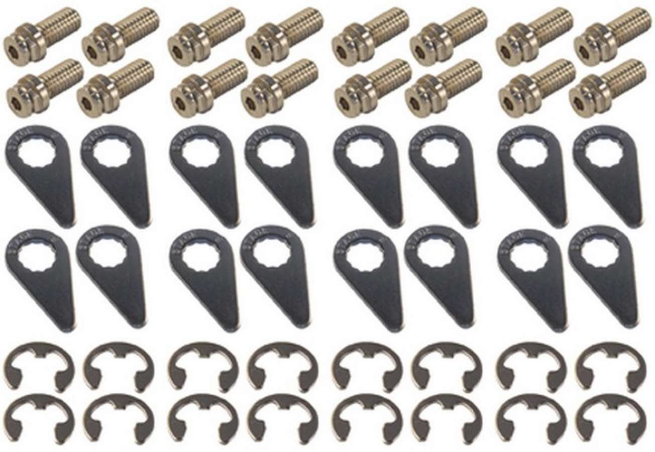 Header Bolt Kit - 6pt. 3/8-16 x 3/4 (16) Exhaust Manifold/Header Fastener Kits Stage 8
