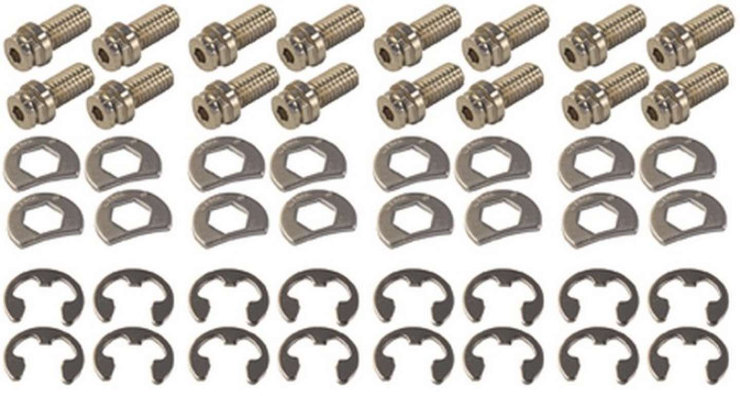 Header Bolt Kit - 6pt. 3/8-16 x 3/4 (16) Exhaust Manifold/Header Fastener Kits Stage 8
