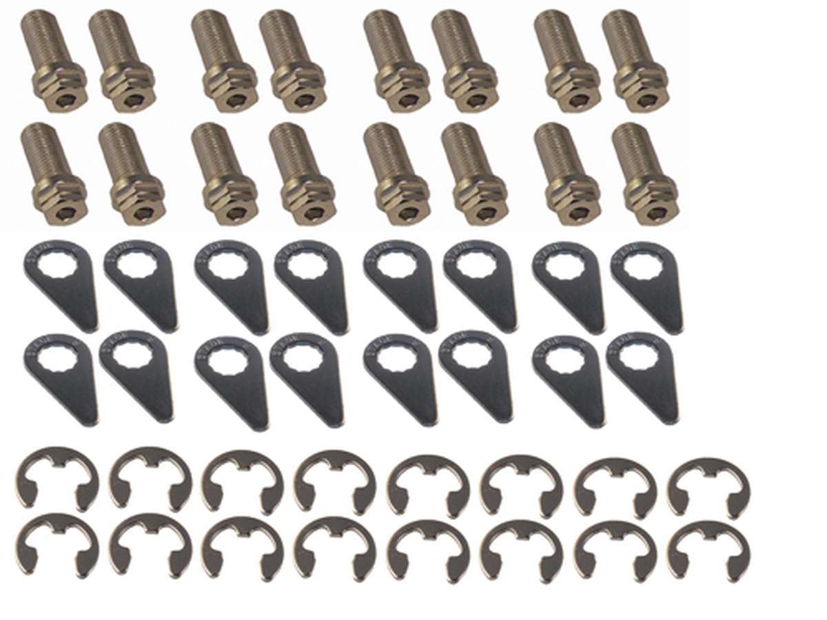 Header Bolt Kit - 6pt. 10mm-1.25 x 25mm (16) Exhaust Manifold/Header Fastener Kits Stage 8
