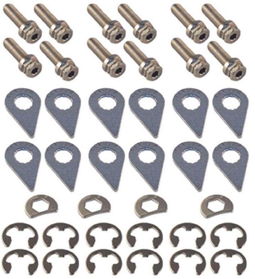Header Bolt Kit - 6pt. 5/16-18 x 7/8 (12) Exhaust Manifold/Header Fastener Kits Stage 8