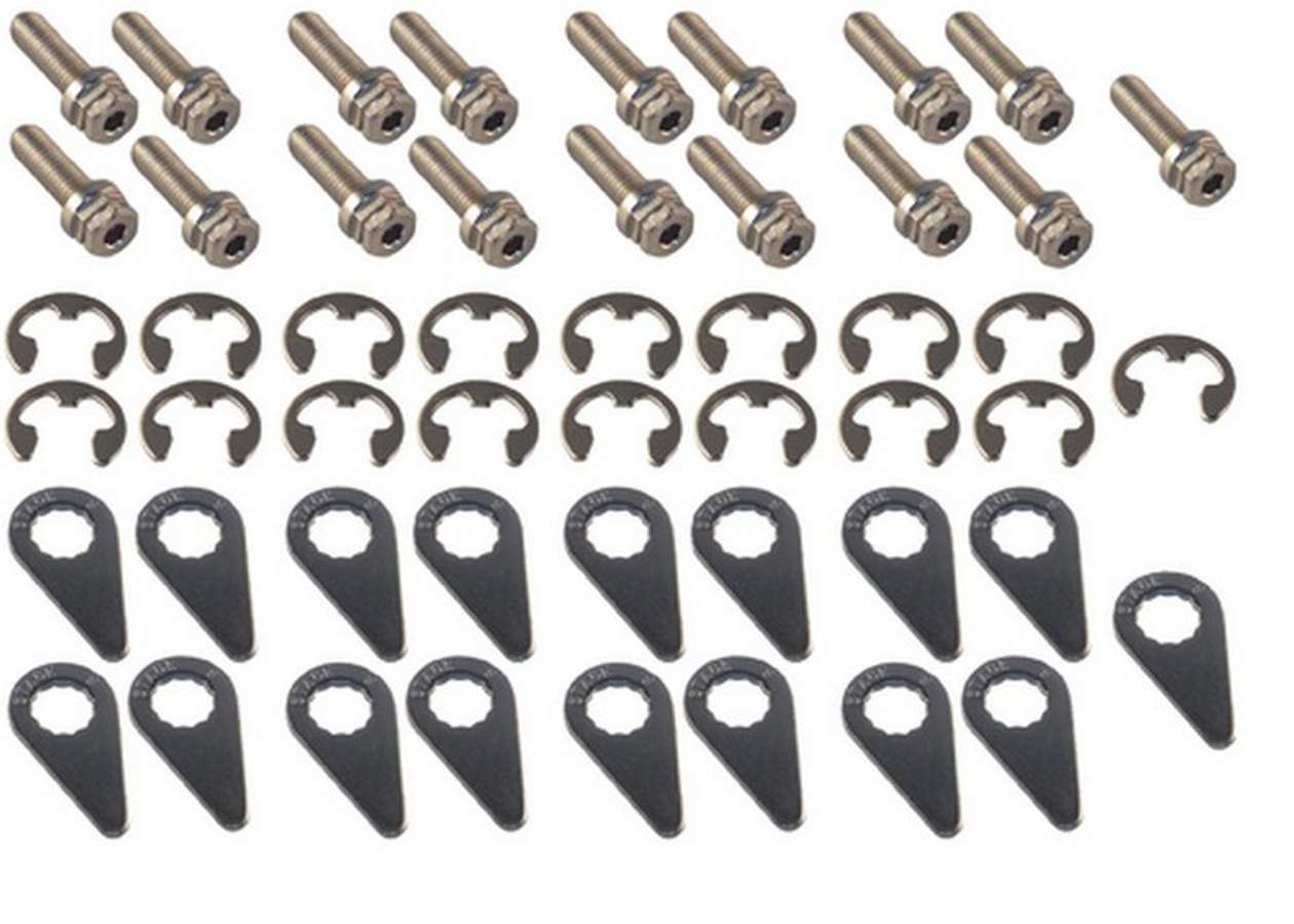 Header Bolt Kit - 6pt. 8mm-1.25 x 25mm (17) Exhaust Manifold/Header Fastener Kits Stage 8