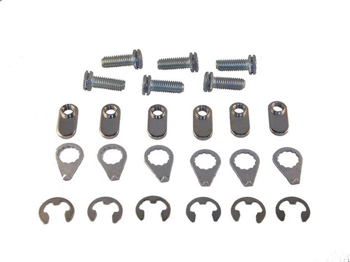Collector Bolt Kit - 6pt 3/8-16 x 1in (6) Exhaust Manifold/Header Fastener Kits Stage 8