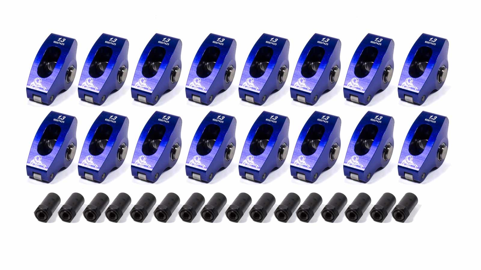 SBC Roller Rocker Arms 1.3 Ratio 3/8 Stud Rocker Arms and Components Scorpion Performance