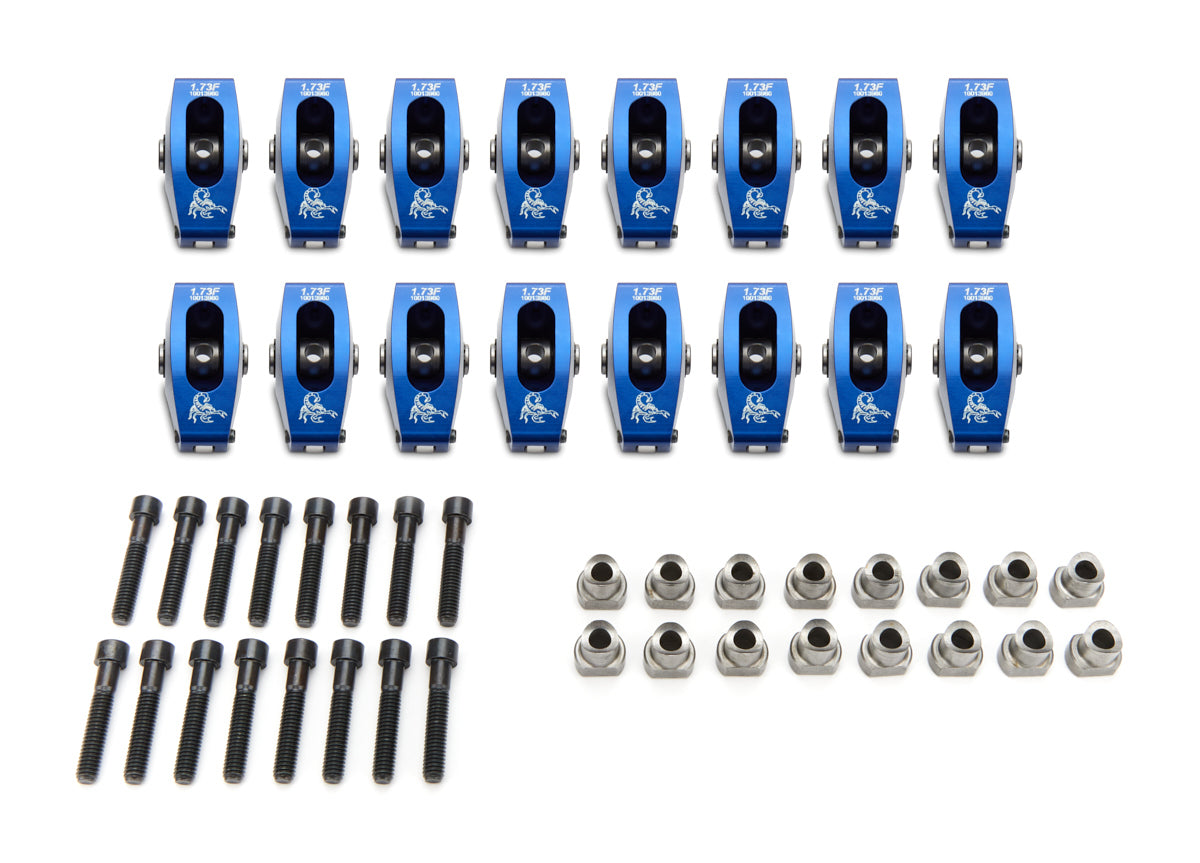 BBF Roller Rocker Arms 1.73 Ratio Ped. Mount Rocker Arms and Components Scorpion Performance