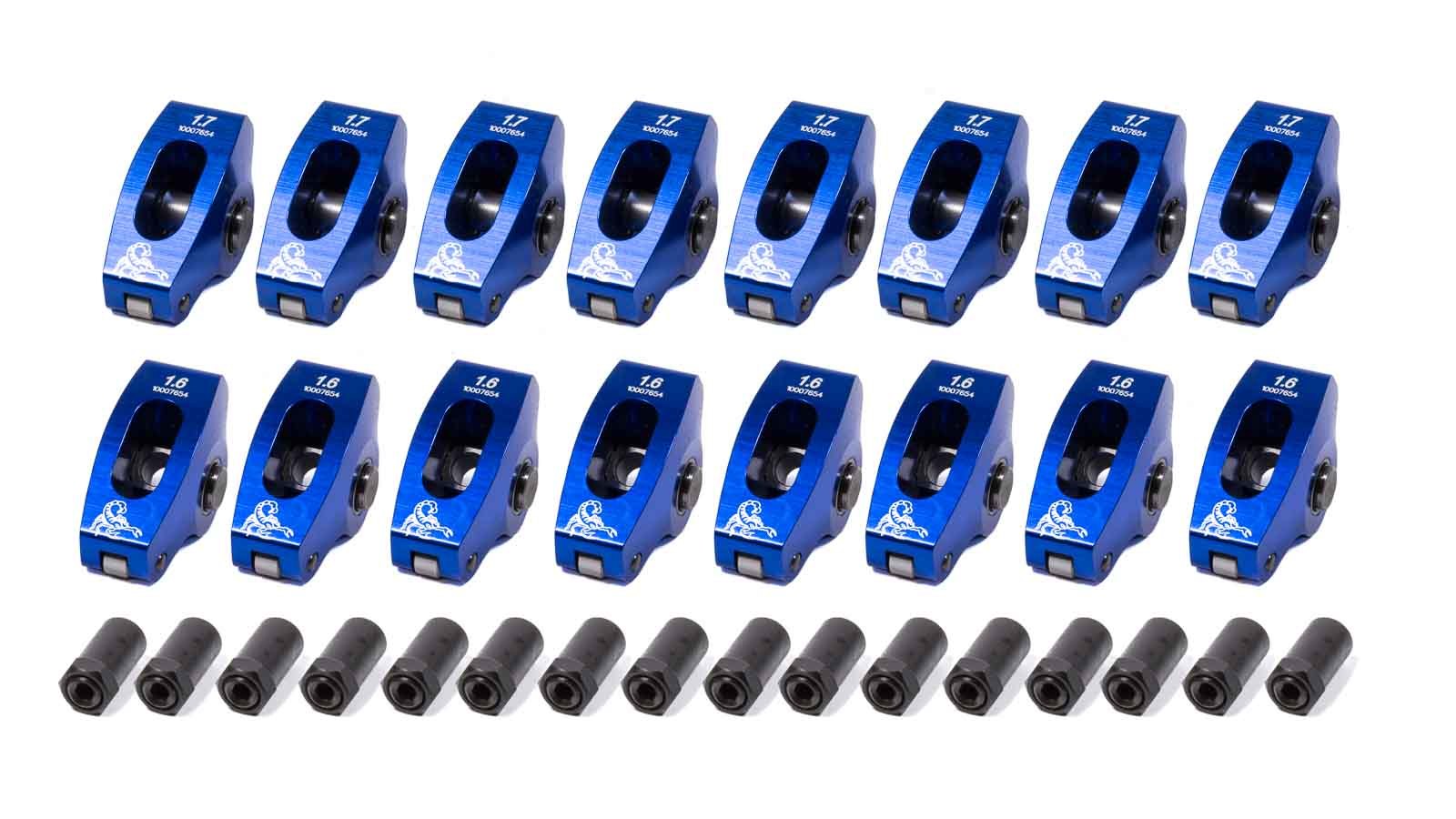 SBC Roller Rocker Arms 1.7/1.6 Ratio 7/16 Stud Rocker Arms and Components Scorpion Performance