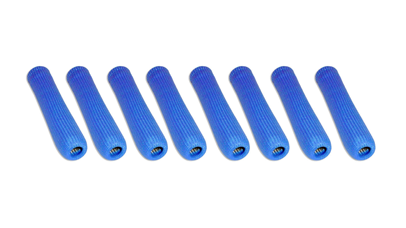 Blue Fire Sleeve Plug Boots Set of 8 Exhaust, Mufflers & Tips Taylor Cable