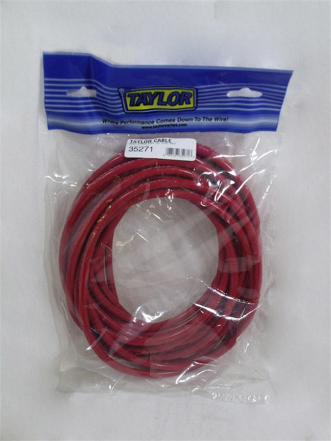 30' Spool 8mm Red Spiro Wound Plug Wire Spark Plug Wires Taylor Cable
