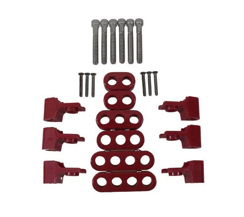 Wire Loom Kit Horizontal 10.4 Wire - Red Wire Looms Taylor Cable