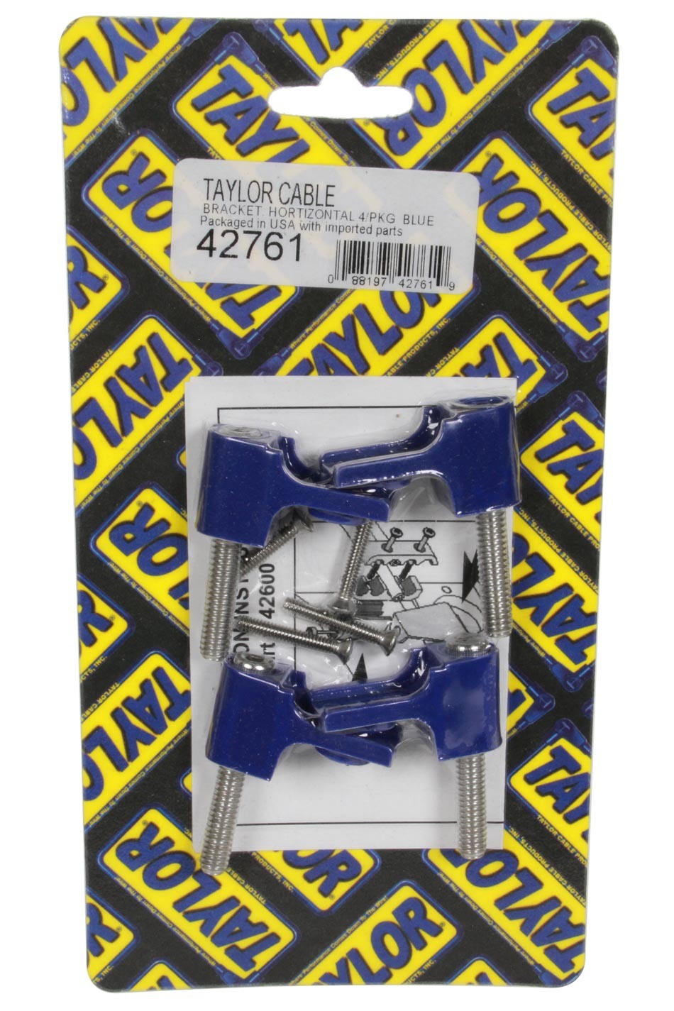 Wire Separator Mntg Kit Horizontal 4pcs Wire Looms Taylor Cable