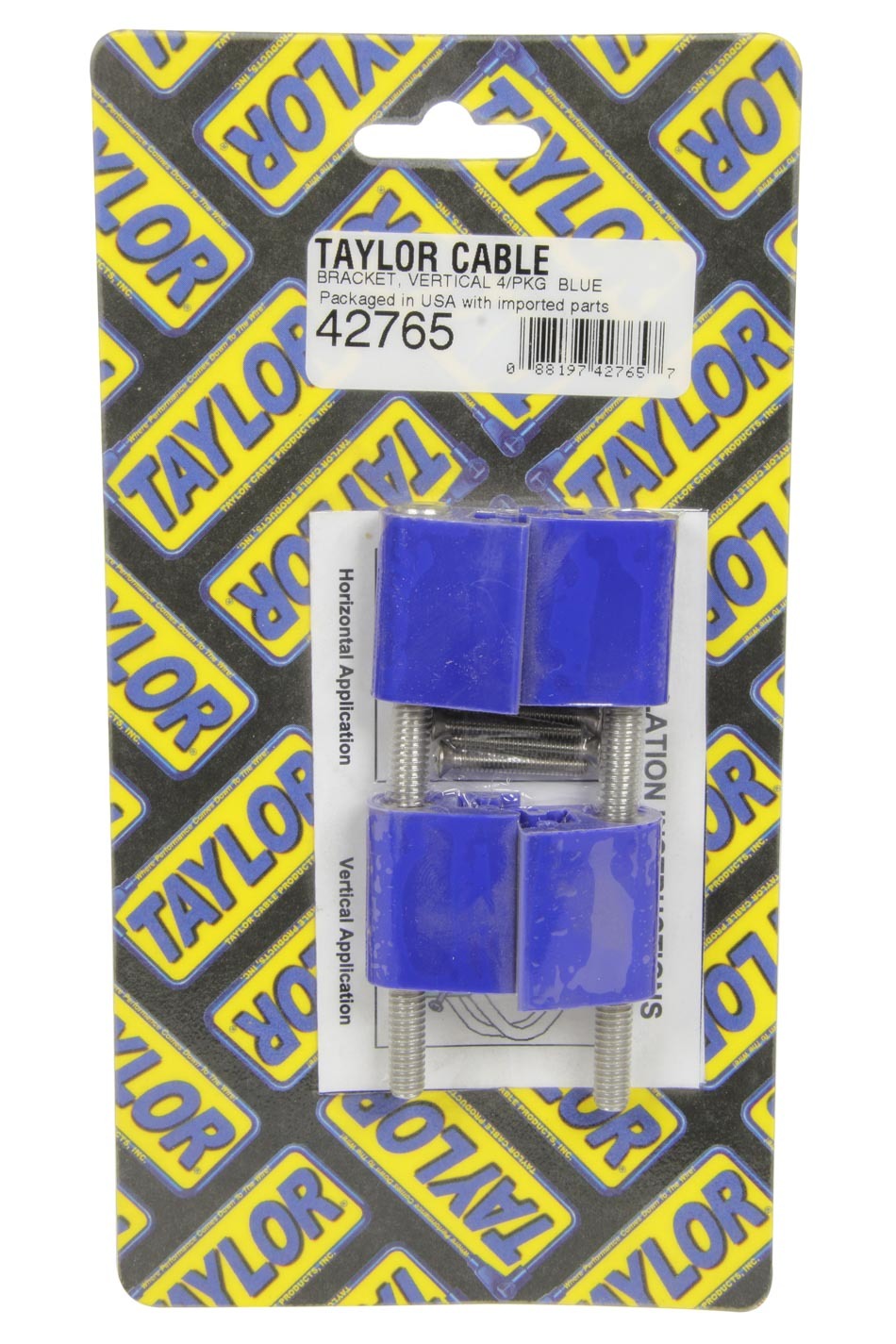 Wire Separator Mntg Kit Vertical 4pcs Wire Looms Taylor Cable