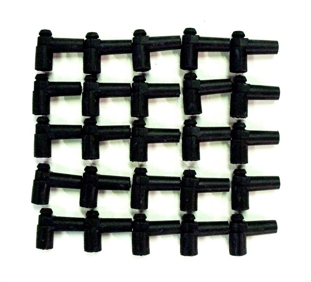 90 Degree HEI Distrbutor Boots 25pk Spark Plug Boots Taylor Cable