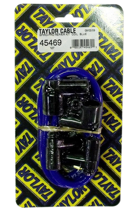 Spiro-Pro 8mm Coil Wire Repair Kit Blue Ignition Coil Wires Taylor Cable