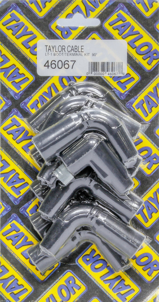 Boot & Terminal Kit - 90 Degree GM LS/LT/Vortec Spark Plug Wire Terminals Taylor Cable