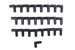Spark Plug Boots (25pk) 90-Degree Black Spark Plug Boots Taylor Cable