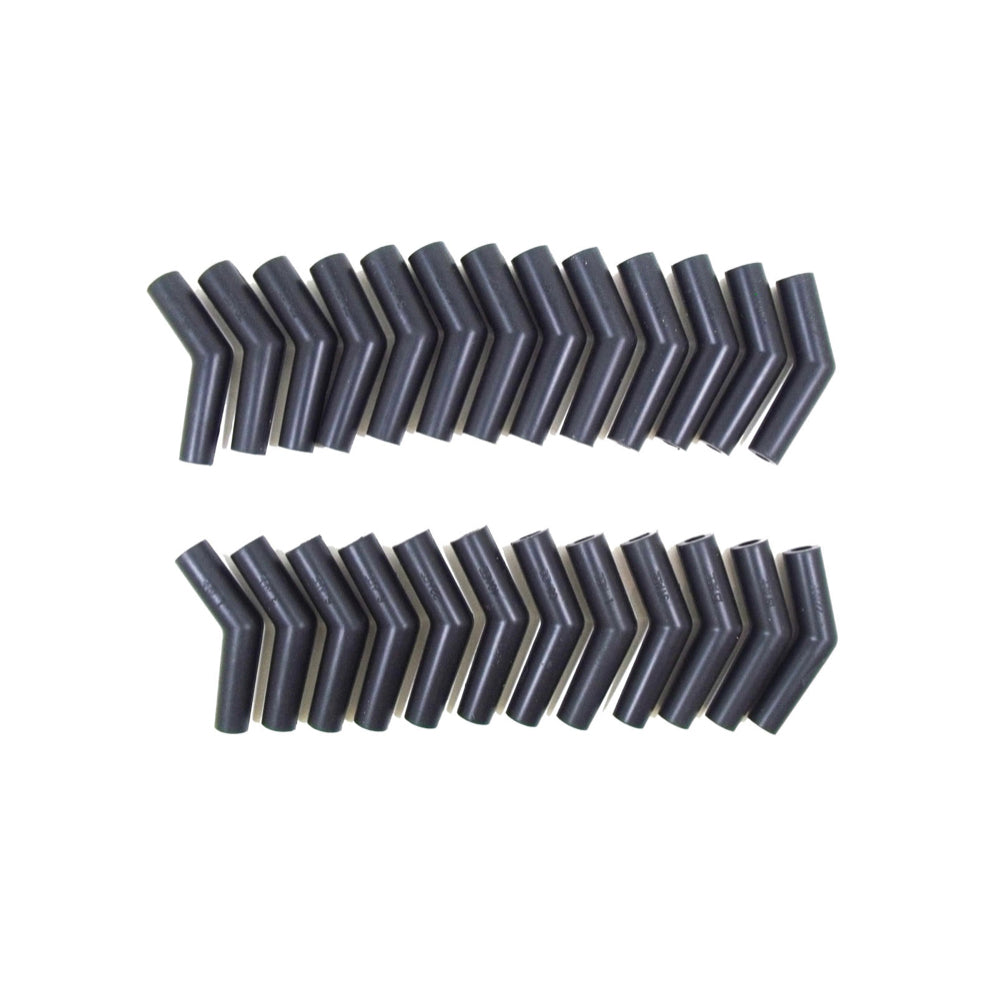 135-Deg Spark Plug Boots 25pk Black Silicone Spark Plug Boots Taylor Cable