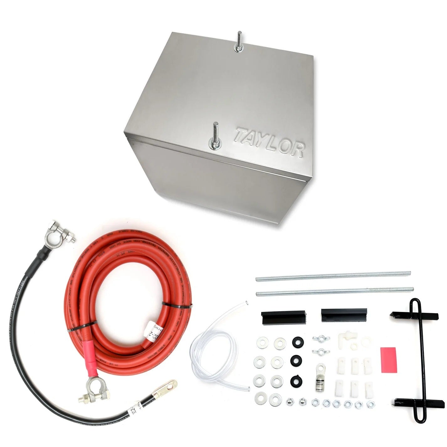 Aluminum 200 Series Battery Box w/2 ga Cable Battery Relocation Kits Taylor Cable