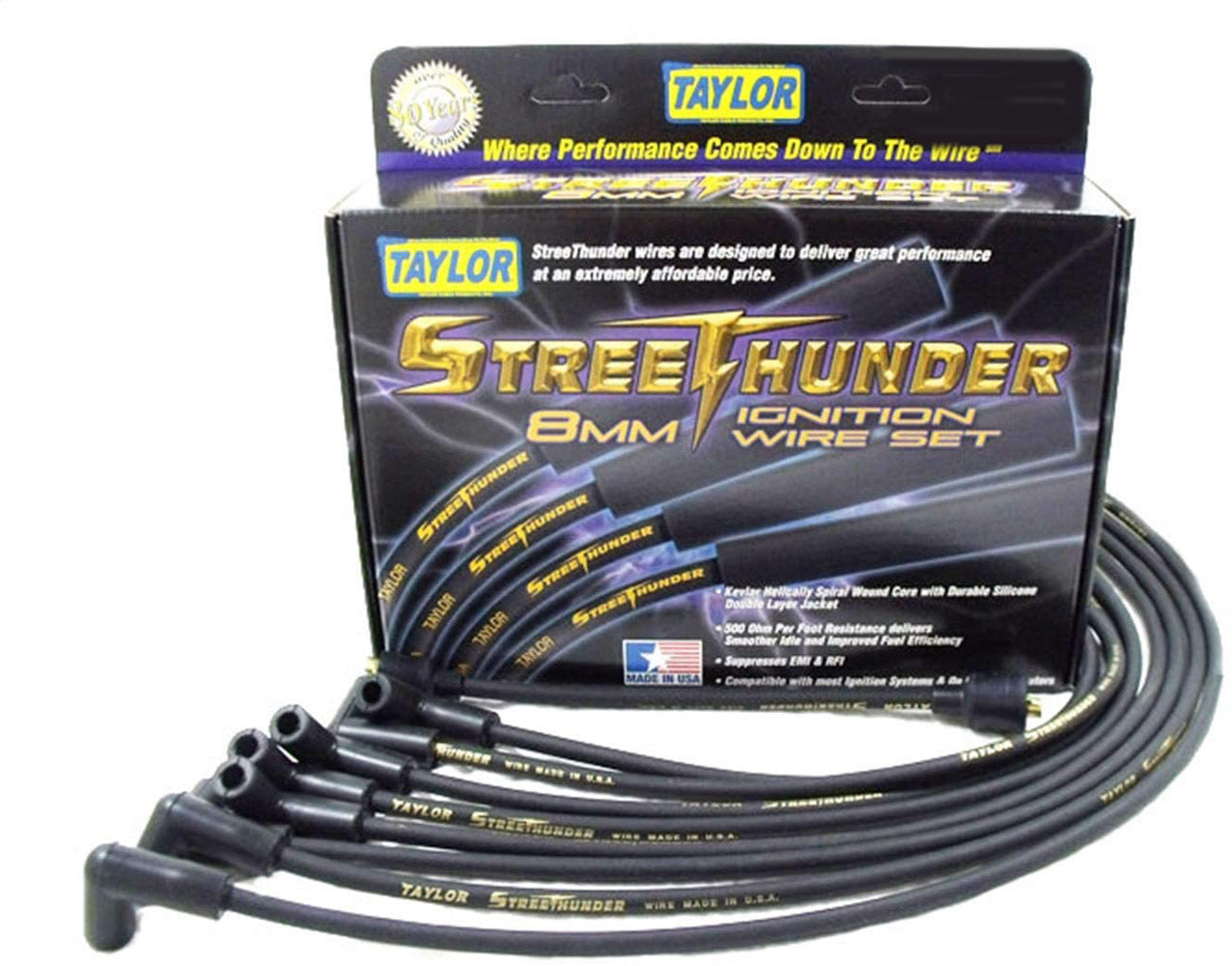 Spark Plug Wire Set - GM 3.8L V6 98-06 Spark Plug Wires Taylor Cable