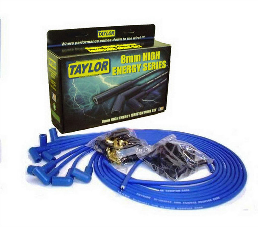 8mm Uni.90deg.Res.Core Spark Plug Wires Taylor Cable