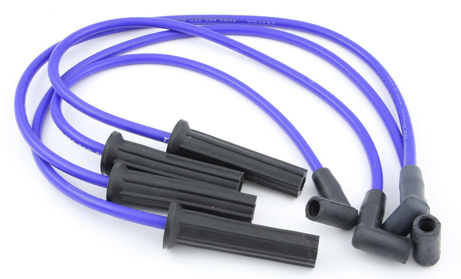 Spiro-Pro Custom 4 Cyl Plug Wire Set Blue Spark Plug Wires Taylor Cable