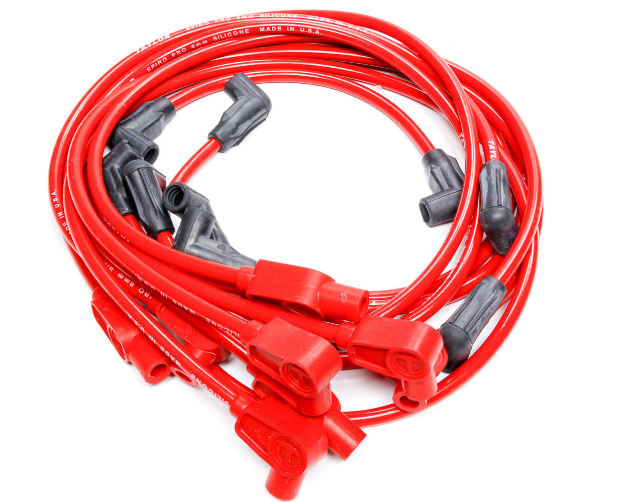 8mm 87/Up Sb Chevy Red Spark Plug Wires Taylor Cable