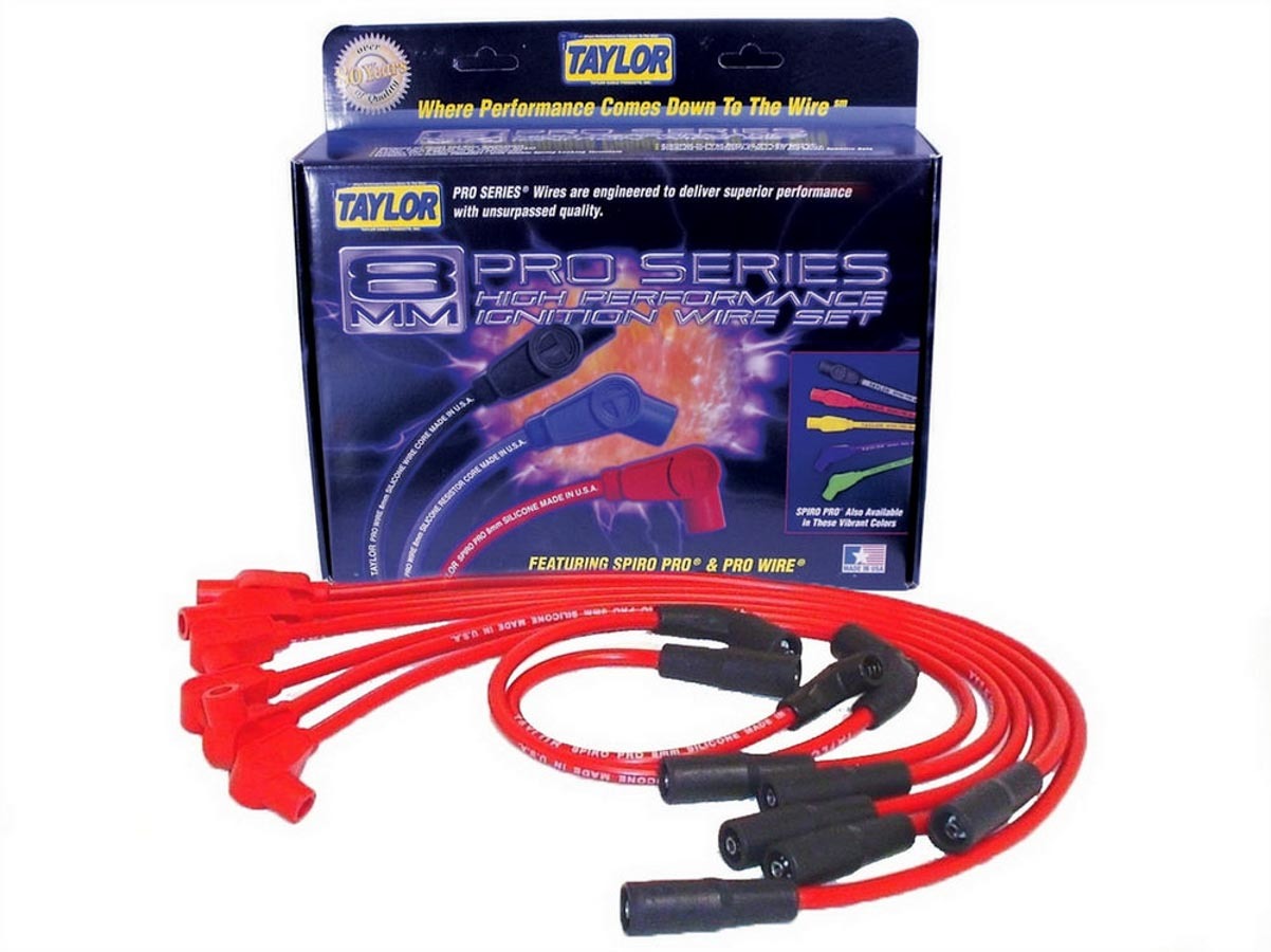 SPIRO-PRO CUSTOM 6 CYL R Spark Plug Wires Taylor Cable