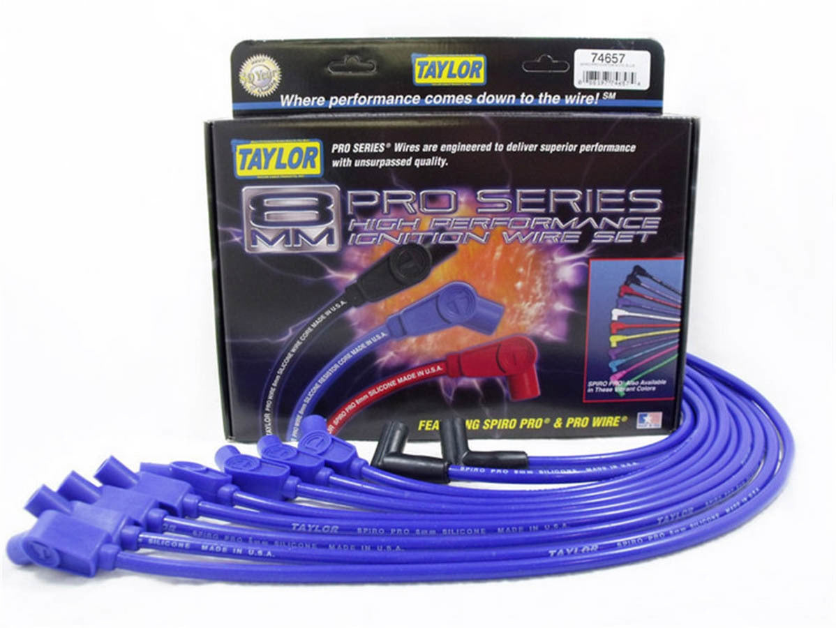 8mm Ford 86/89 Mustang Spark Plug Wires Taylor Cable
