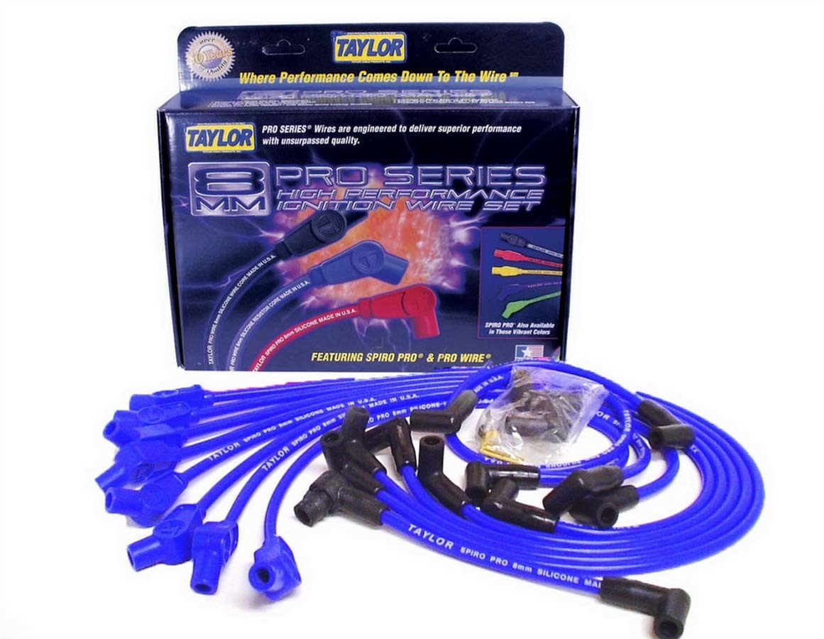 8mm Ford 80/86 89/Up Mus Spark Plug Wires Taylor Cable