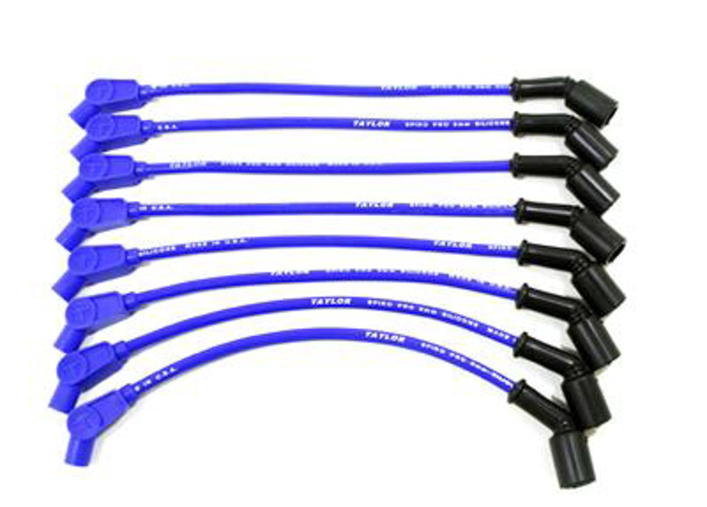 409 Spiro-Pro Plug Wire Race Set 135-Deg Blue Spark Plug Wires Taylor Cable