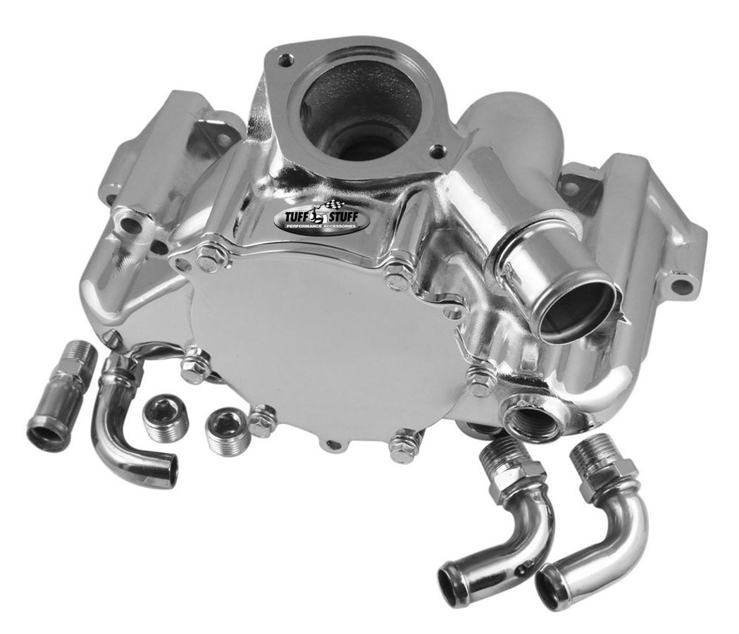 GM LT1 Water Pump Chrome Water Pumps - Mechanical Tuff Stuff Performance Accessories