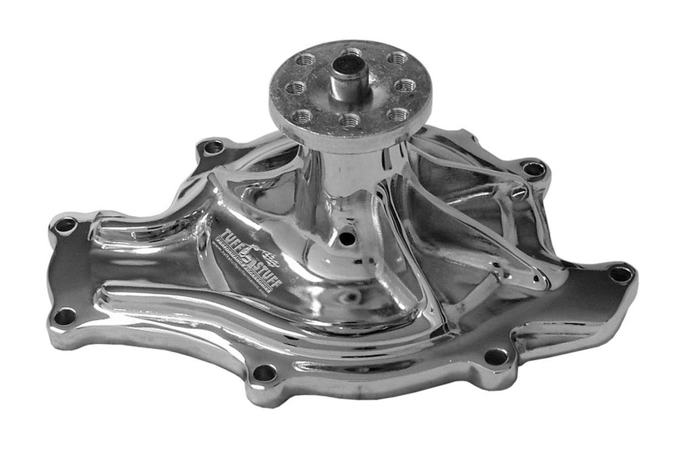 Pontiac Water Pump 8 Bolts Chrome Water Pumps - Mechanical Tuff Stuff Performance Accessories