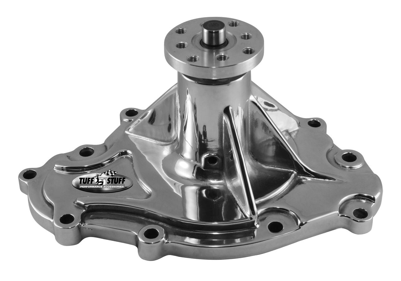 Pontiac Water Pump Chrome Aluminum Water Pumps - Mechanical Tuff Stuff Performance Accessories