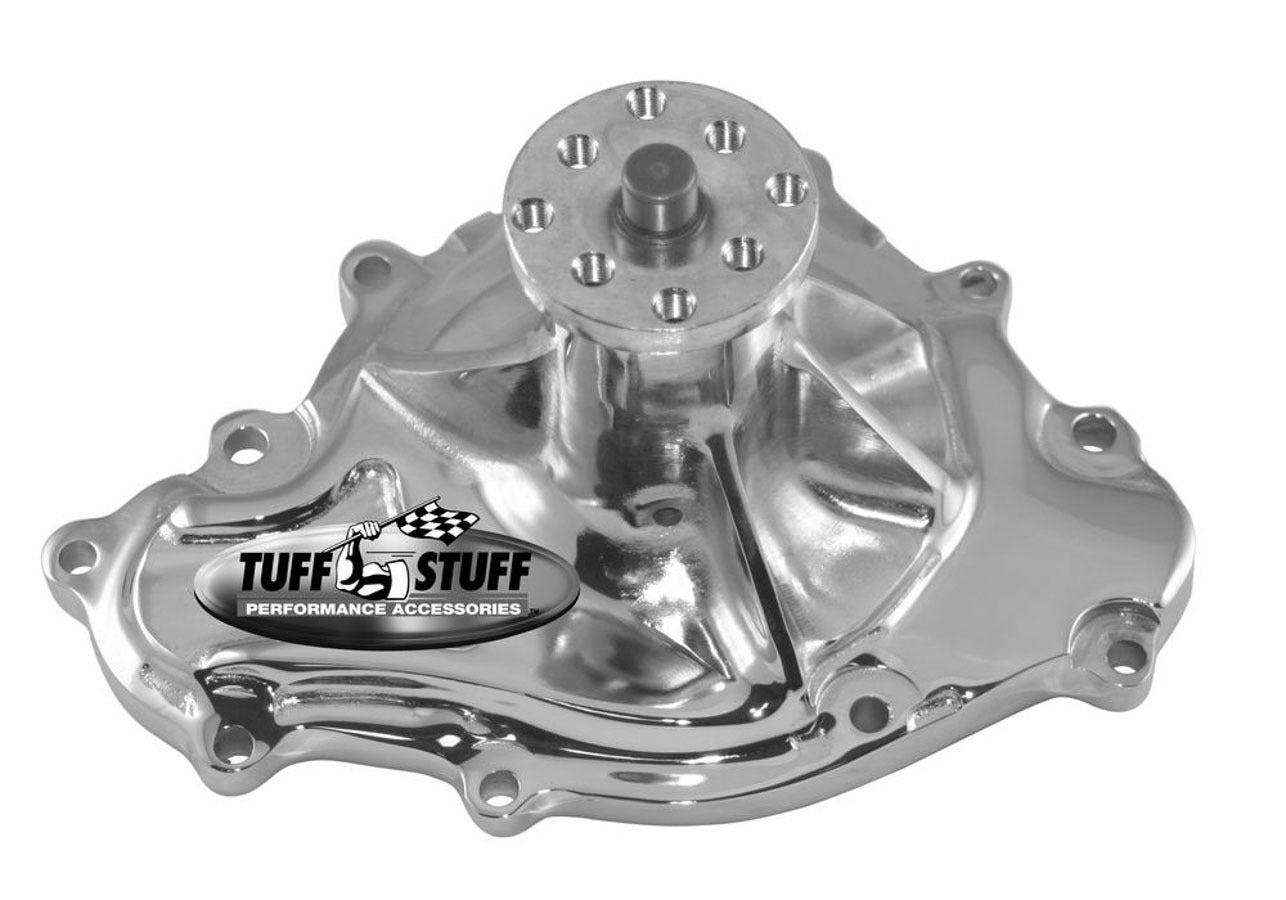Pontiac Water Pump 11 Bolts Chrome Water Pumps - Mechanical Tuff Stuff Performance Accessories