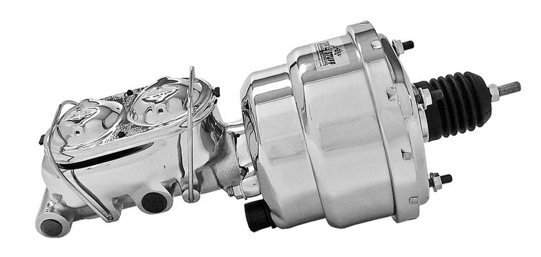 7in Brake Booster Chrome w/2018NA Master Cylinder Master Cylinder and Booster Kits Tuff Stuff Performance Accessories