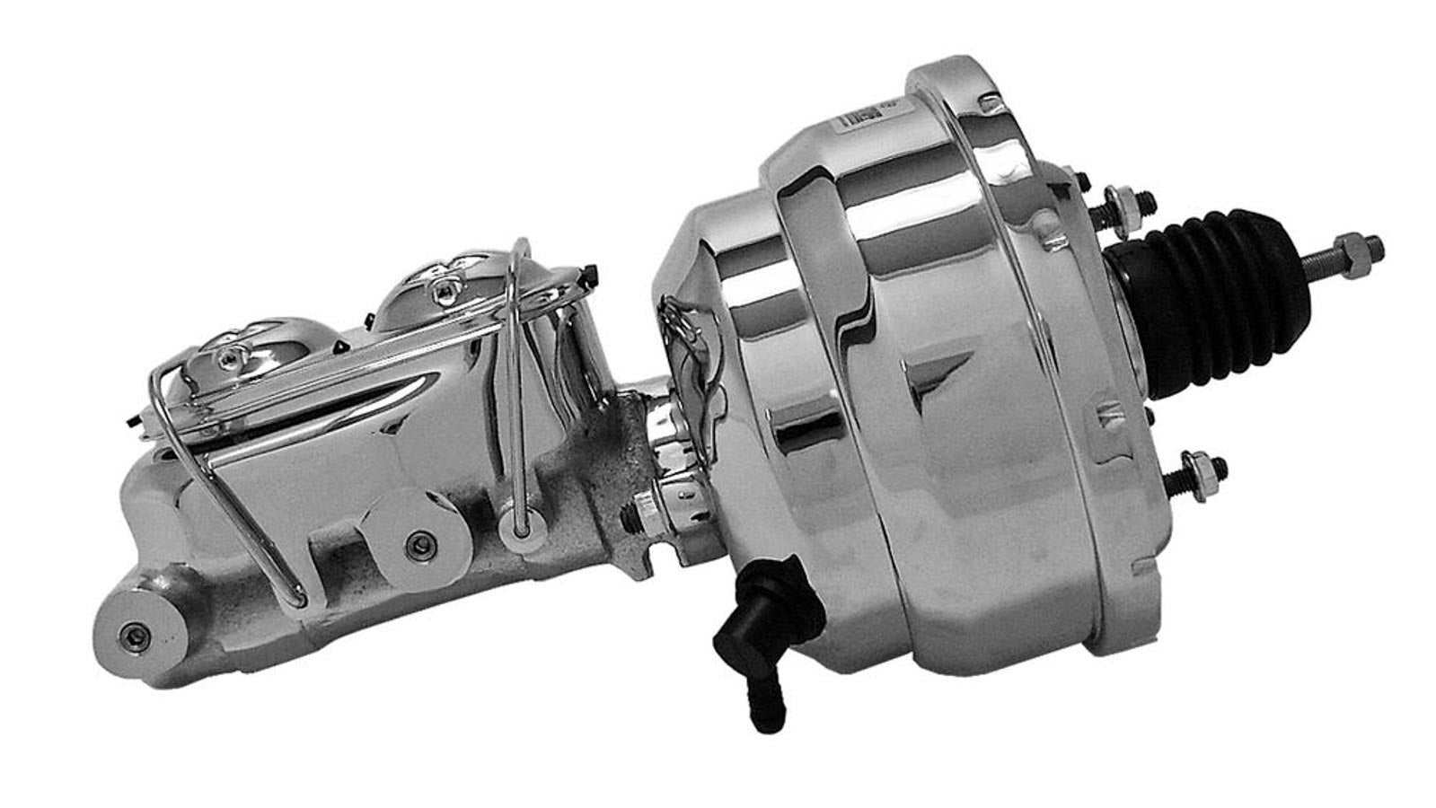8in Brake Booster Chrome w/2020NA Master Cylinder Master Cylinder and Booster Kits Tuff Stuff Performance Accessories
