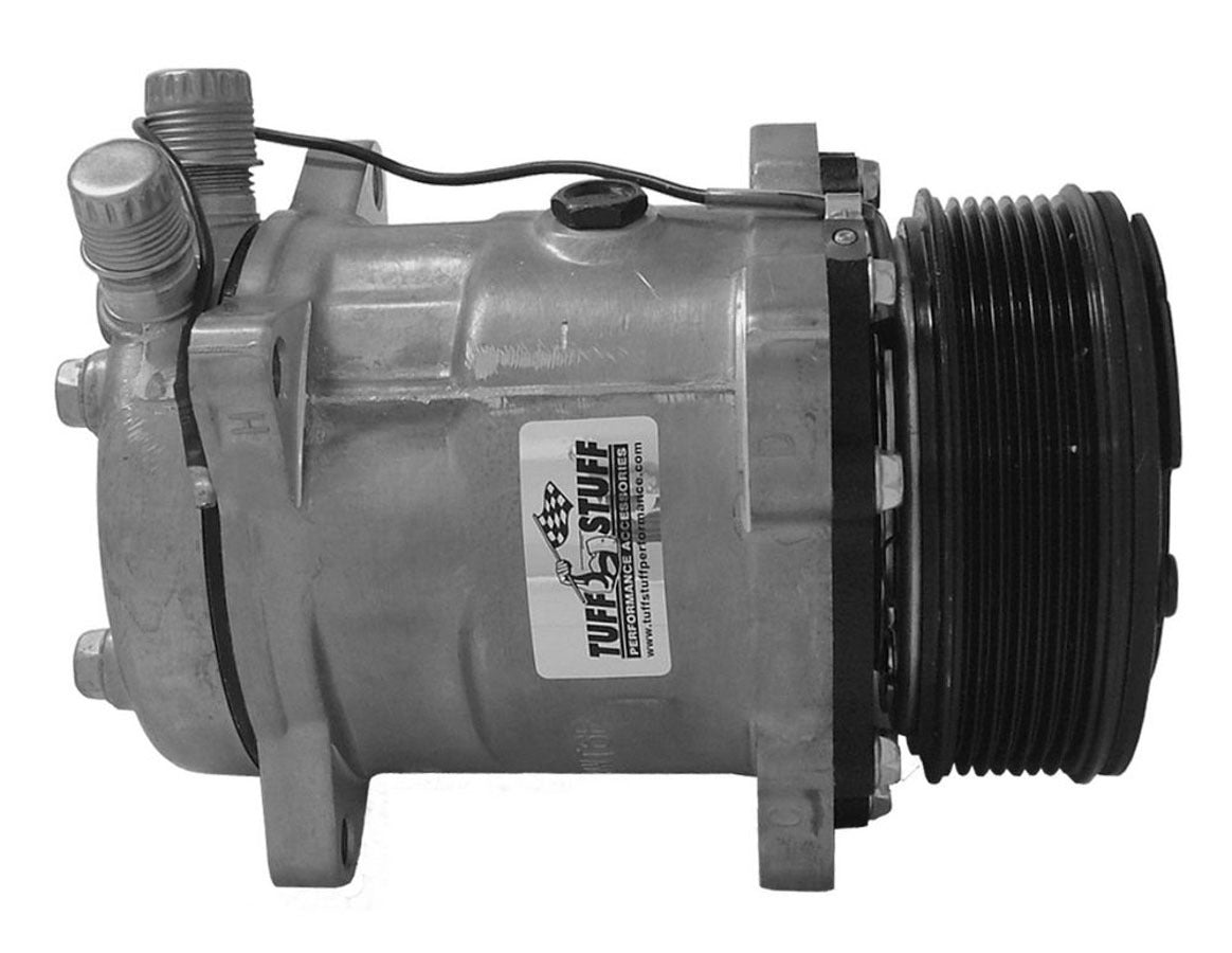 508 Compressor R134A Plain Serpentine Air Conditioning Compressors and Components Tuff Stuff Performance Accessories