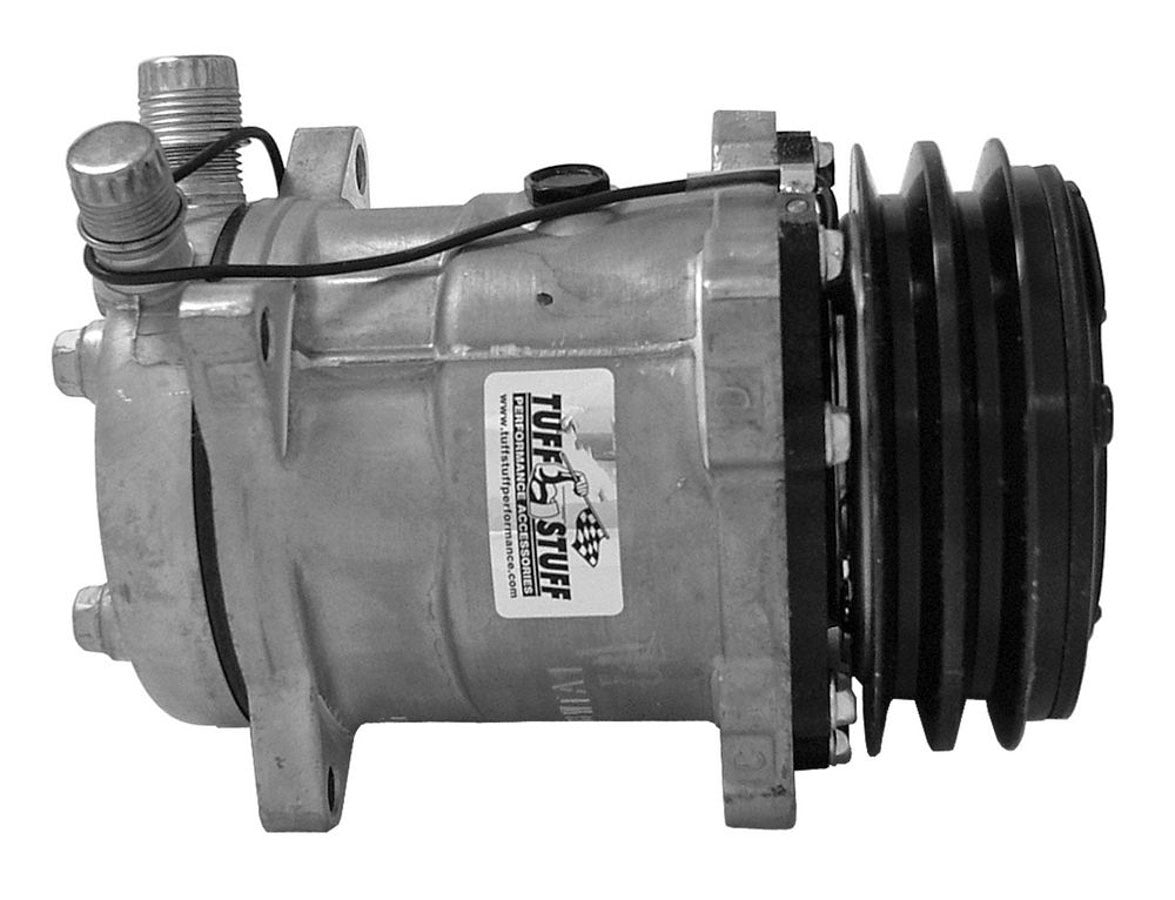 508 Compressor R134A Plain Air Conditioning Compressors and Components Tuff Stuff Performance Accessories