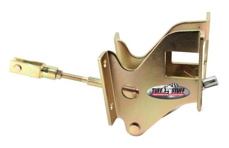 60-72 Chevy P/U Bracket w/Pedal Rod Gold Zinc Master Cylinder and Reservoir Brackets Tuff Stuff Performance Accessories