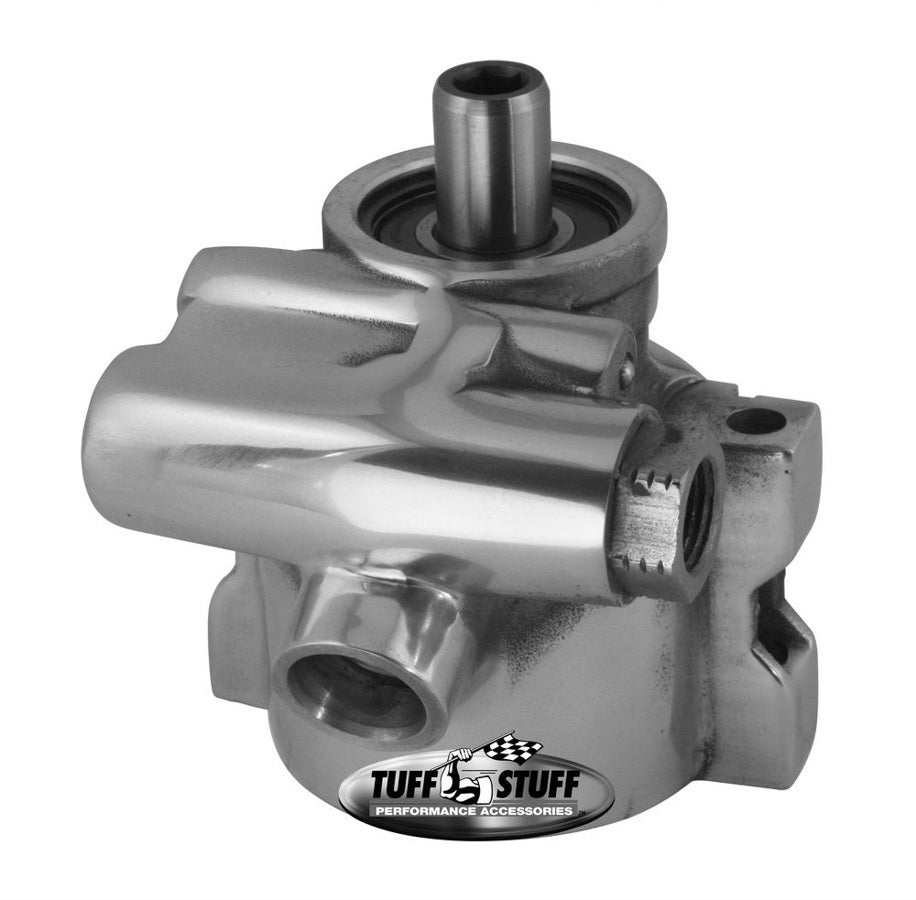 GM LS1 Power Steering Pump Polished Aluminum Power Steering Pumps Tuff Stuff Performance Accessories