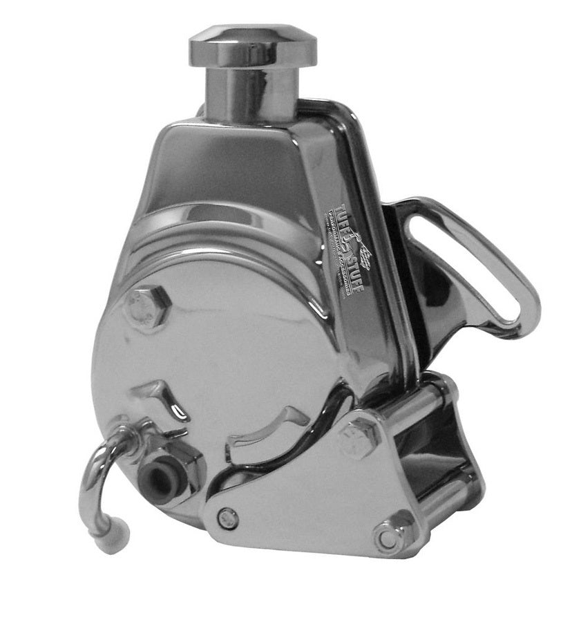 SBC Power Steering Brckt LWP Chrome Reservoirs Pumps and Steering Box Brackets Tuff Stuff Performance Accessories