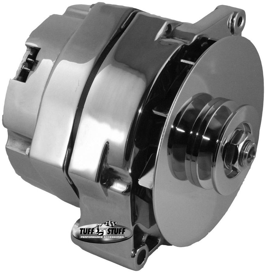 GM Alternator 80 Amp Ext Reg Chrome Alternators/Generators and Components Tuff Stuff Performance Accessories