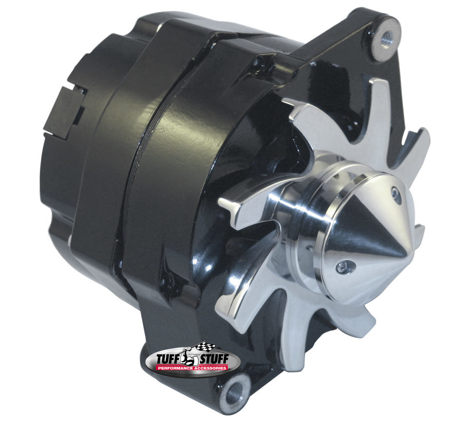 GM Alternator Silver Bul let 140 amp 1-Wire Black Alternators/Generators and Components Tuff Stuff Performance Accessories