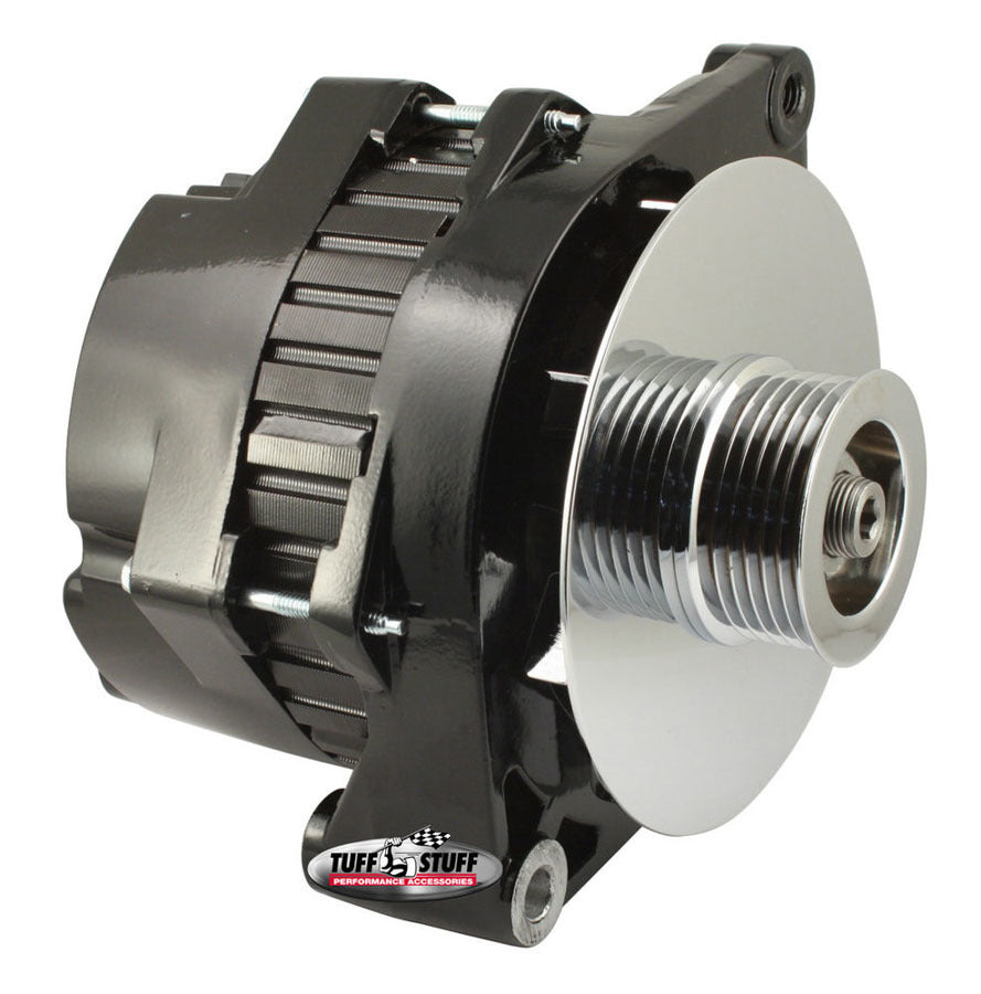 GM Alternator 170 Amp 6 Groove Black Alternators/Generators and Components Tuff Stuff Performance Accessories