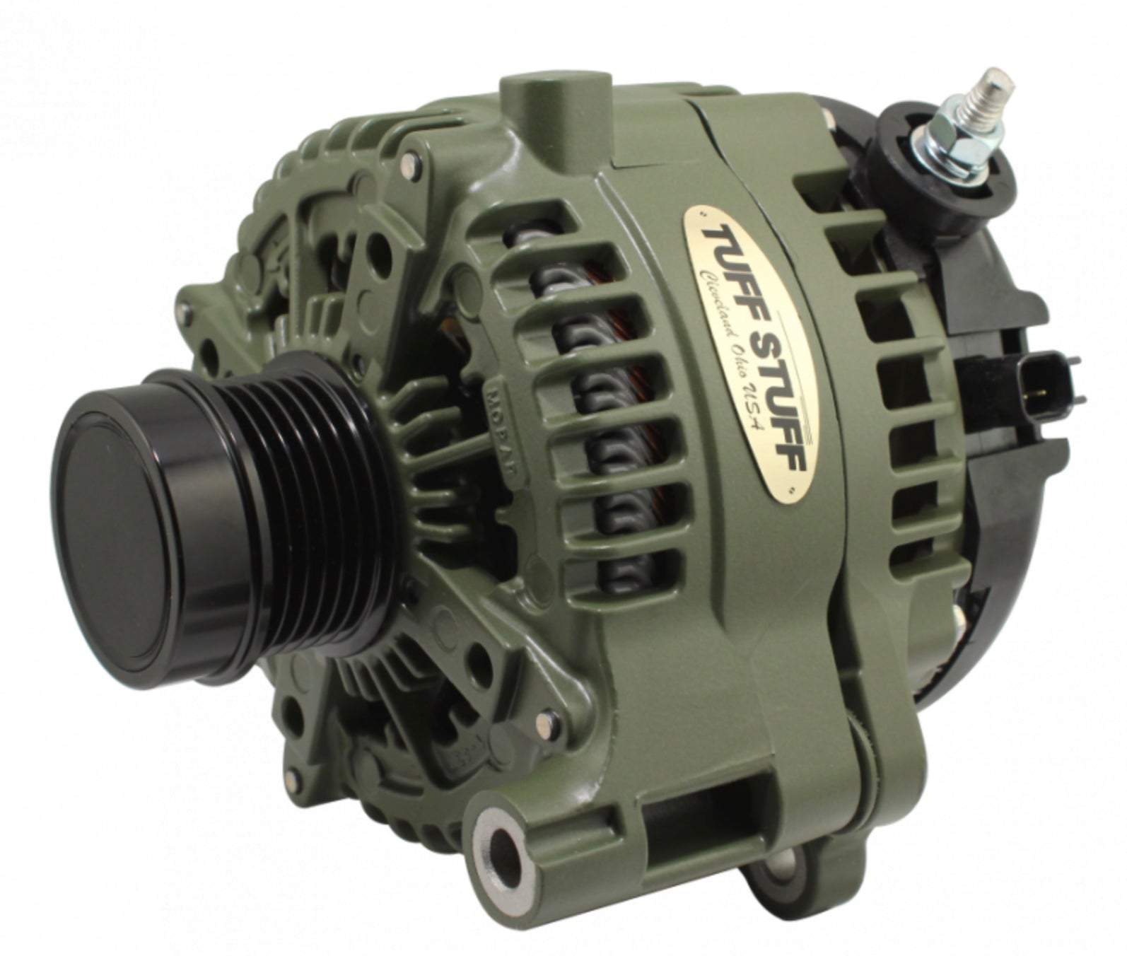 240Amp Alternator 18- Jeep Army Green Alternators/Generators and Components Tuff Stuff Performance Accessories